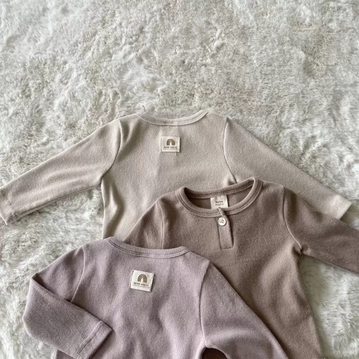Bebe Holic - Korean Baby Fashion - #babyclothing - Fobby Bodysuit - 3