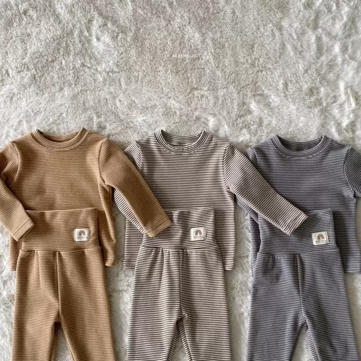 Bebe Holic - Korean Baby Fashion - #babyclothing - Lemon Stomach Set