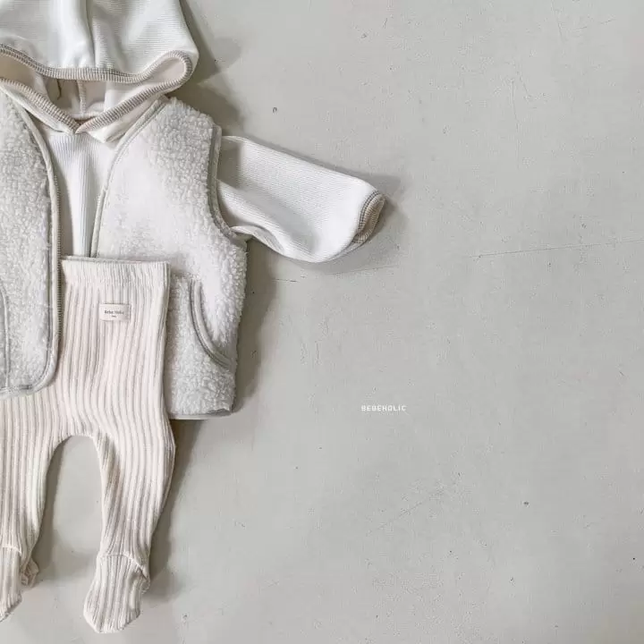 Bebe Holic - Korean Baby Fashion - #babyfashion - Collar Foot Leggings - 2