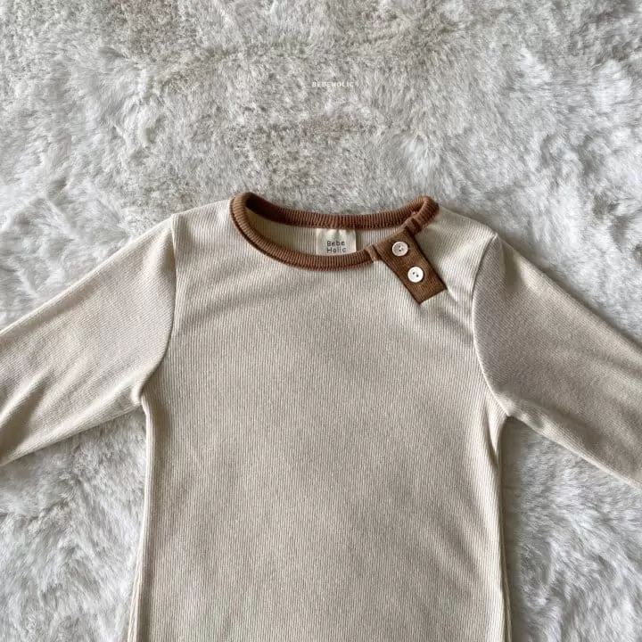 Bebe Holic - Korean Baby Fashion - #babyfashion - High Bodysuit - 5
