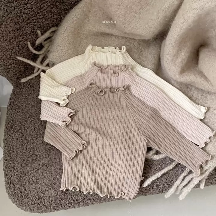 Bebe Holic - Korean Baby Fashion - #babyfever - Terry Rib Tee - 11