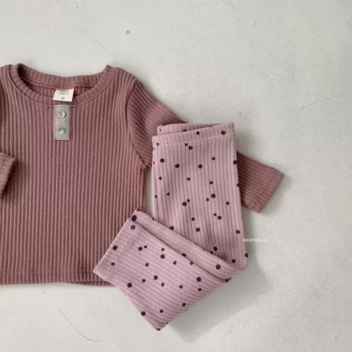 Bebe Holic - Korean Baby Fashion - #babyfever - Button Tee - 10