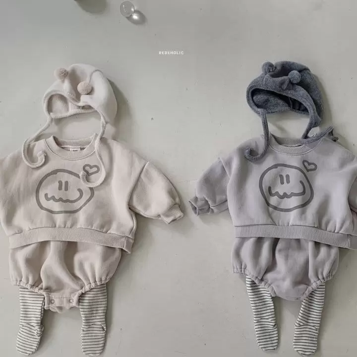 Bebe Holic - Korean Baby Fashion - #babygirlfashion - Heart Smile Set