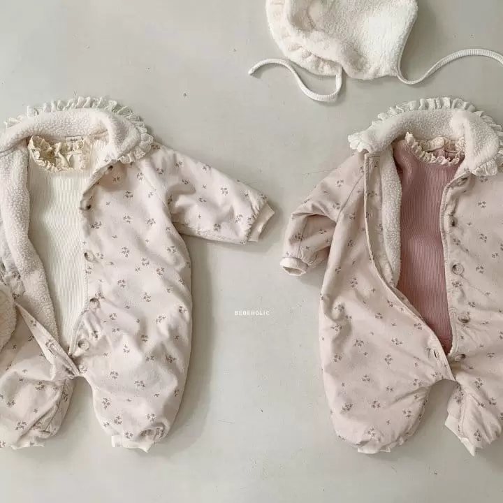 Bebe Holic - Korean Baby Fashion - #babylifestyle - Uni Collar Pdding Bodysuit - 3