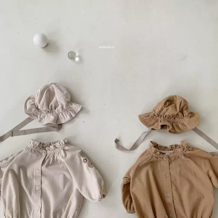 Bebe Holic - Korean Baby Fashion - #babylifestyle - Hadi Embroidery Bodysuit