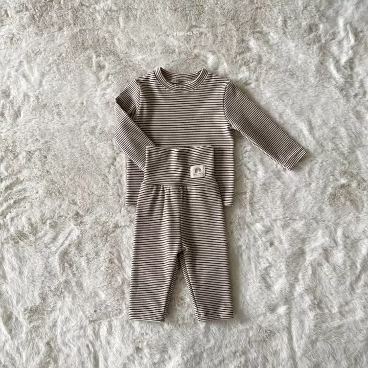 Bebe Holic - Korean Baby Fashion - #babyoninstagram - Lemon Stomach Set - 6