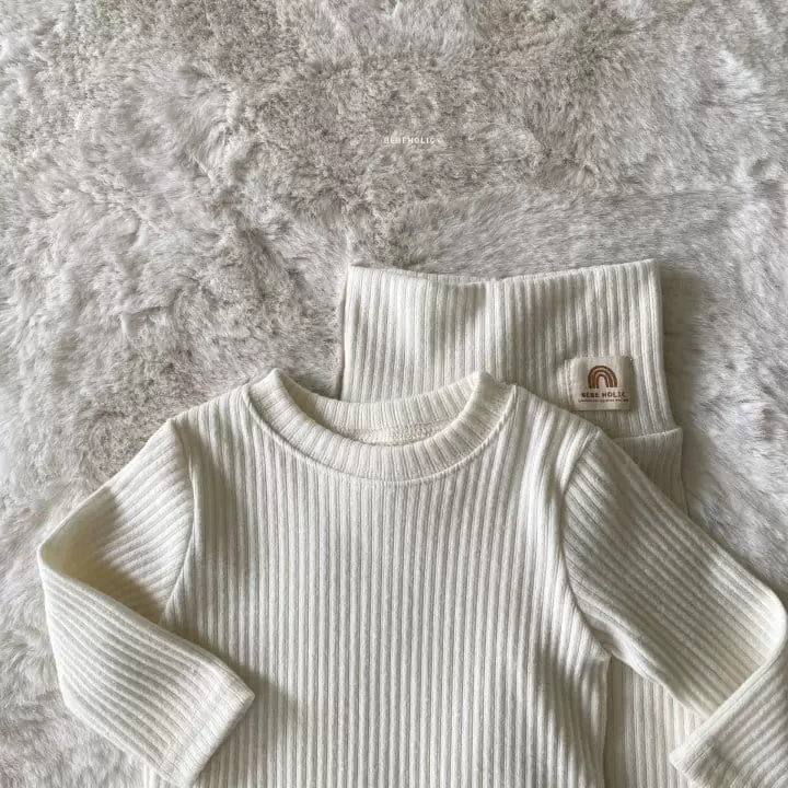 Bebe Holic - Korean Baby Fashion - #babyoninstagram - Triangle Stomach Set - 5