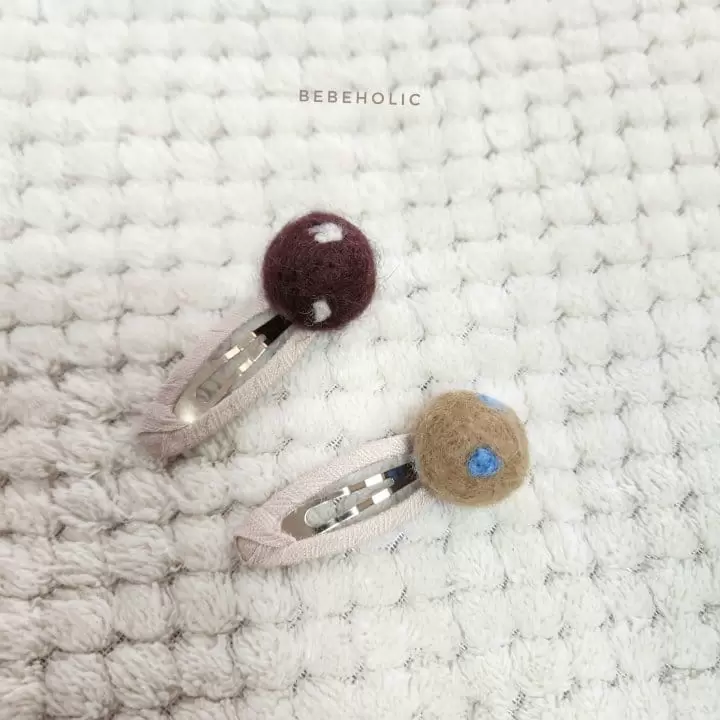 Bebe Holic - Korean Baby Fashion - #babylifestyle - Dot Bell Hairpin Set - 4