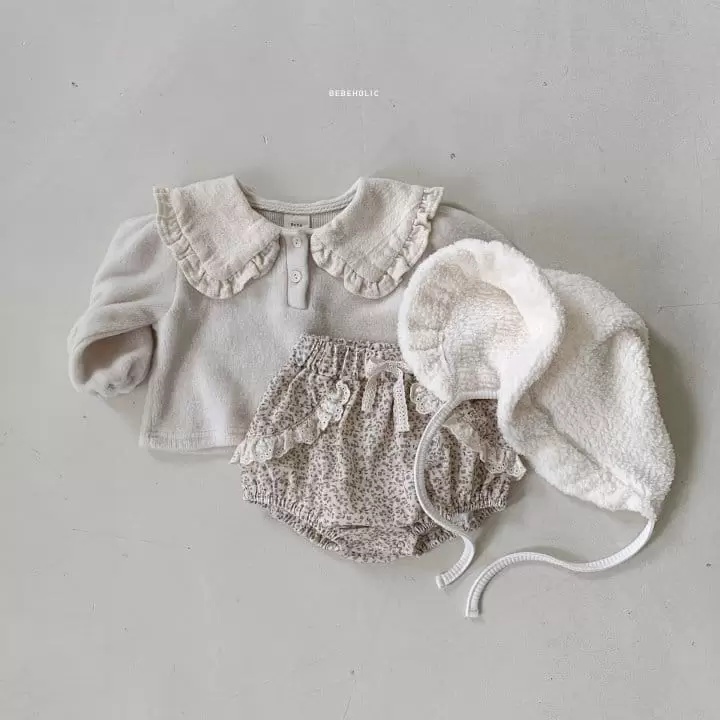 Bebe Holic - Korean Baby Fashion - #babylifestyle - Collar Knit Blouse - 4