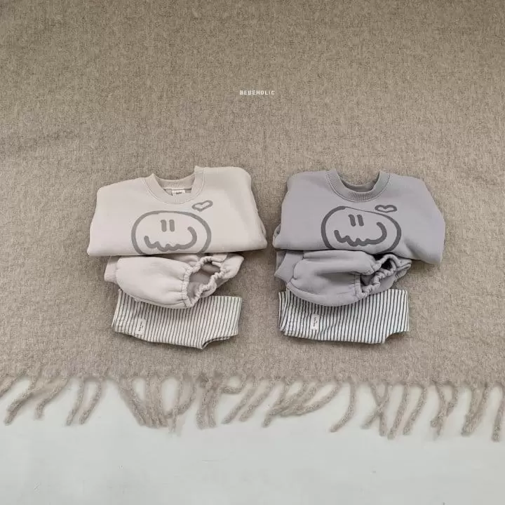 Bebe Holic - Korean Baby Fashion - #babyoninstagram - Heart Smile Set - 3