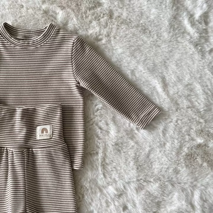 Bebe Holic - Korean Baby Fashion - #babyootd - Lemon Stomach Set - 7