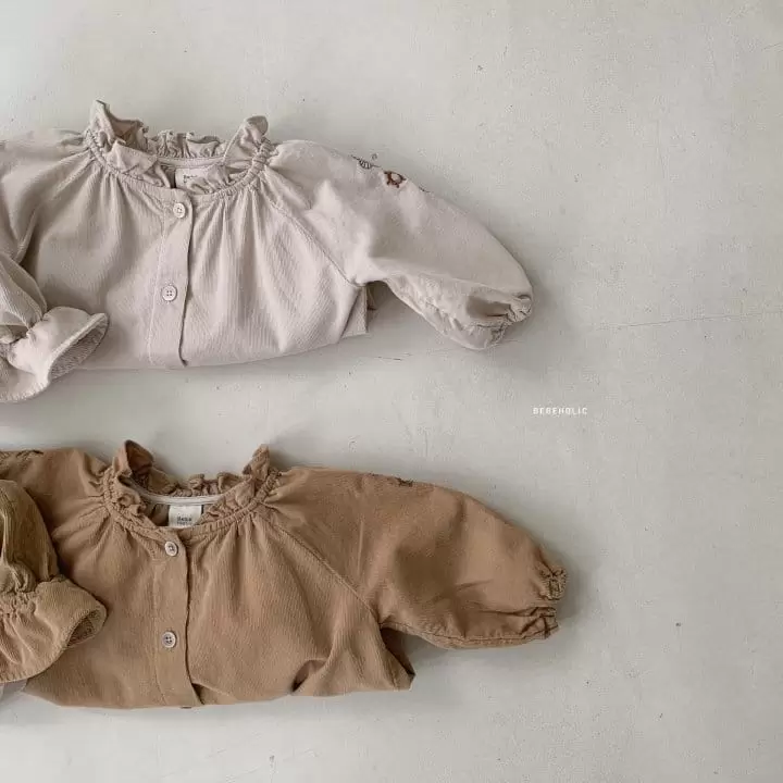 Bebe Holic - Korean Baby Fashion - #babyootd - Hadi Embroidery Bodysuit - 3
