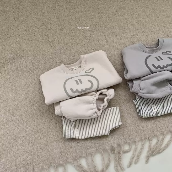 Bebe Holic - Korean Baby Fashion - #babyoninstagram - Heart Smile Set - 4