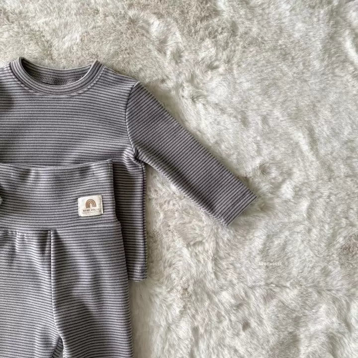 Bebe Holic - Korean Baby Fashion - #babyoutfit - Lemon Stomach Set - 9