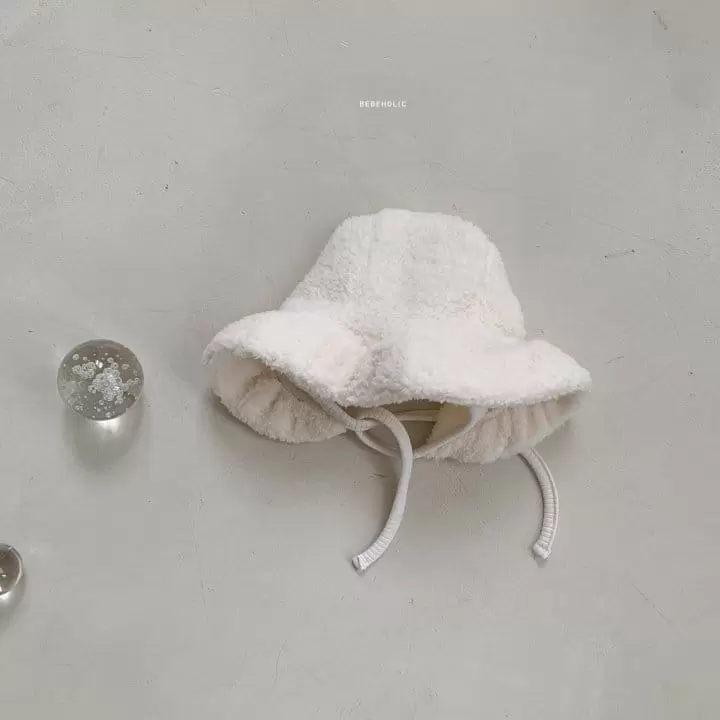 Bebe Holic - Korean Baby Fashion - #babyoutfit - Fleece Frill Bonnet - 4