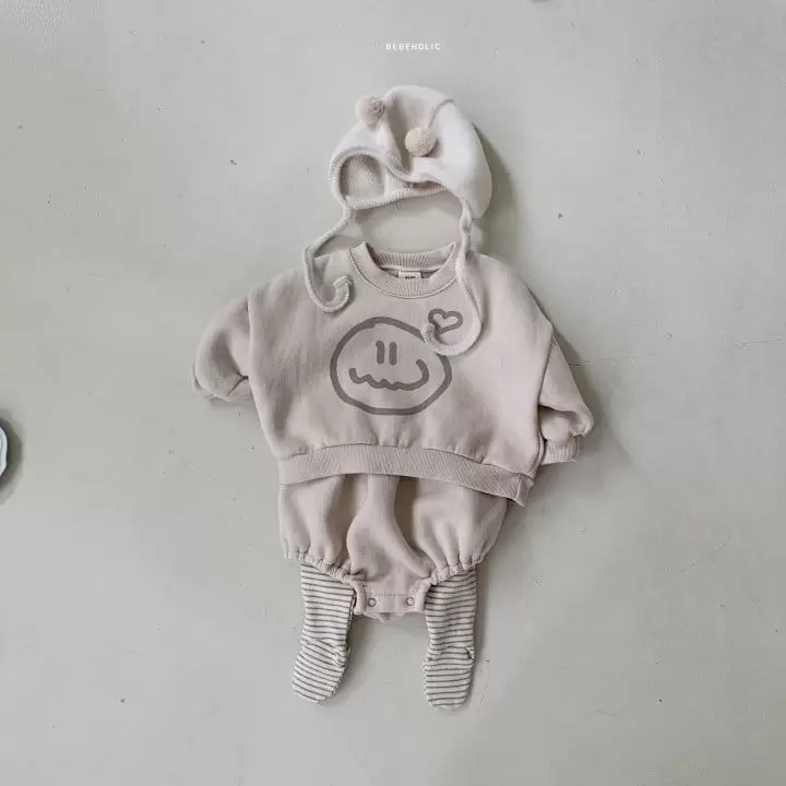 Bebe Holic - Korean Baby Fashion - #babyoutfit - Heart Smile Set - 5