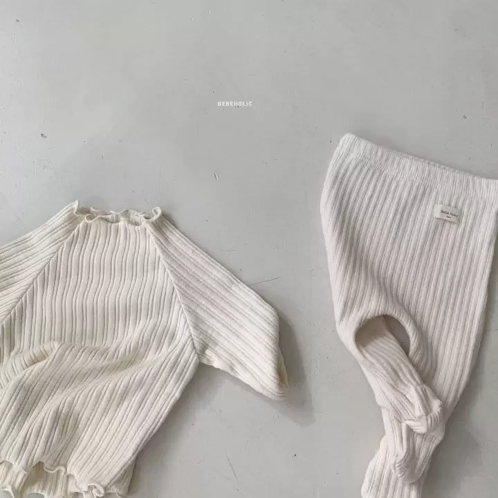 Bebe Holic - Korean Baby Fashion - #onlinebabyshop - Terry Rib Tee - 5