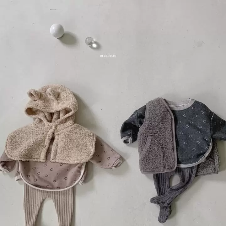 Bebe Holic - Korean Baby Fashion - #onlinebabyshop - Smile Piping Tee - 2