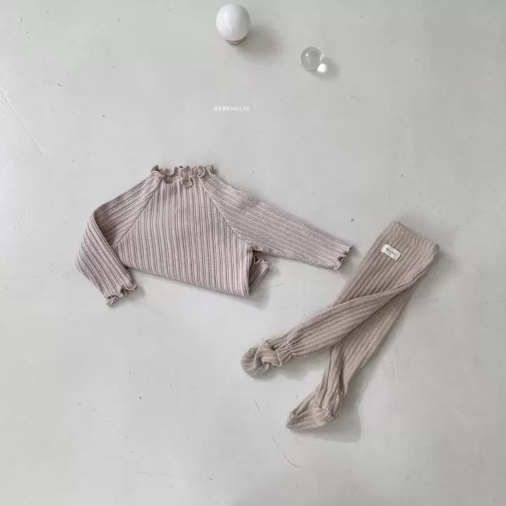 Bebe Holic - Korean Baby Fashion - #smilingbaby - Terry Rib Tee - 6