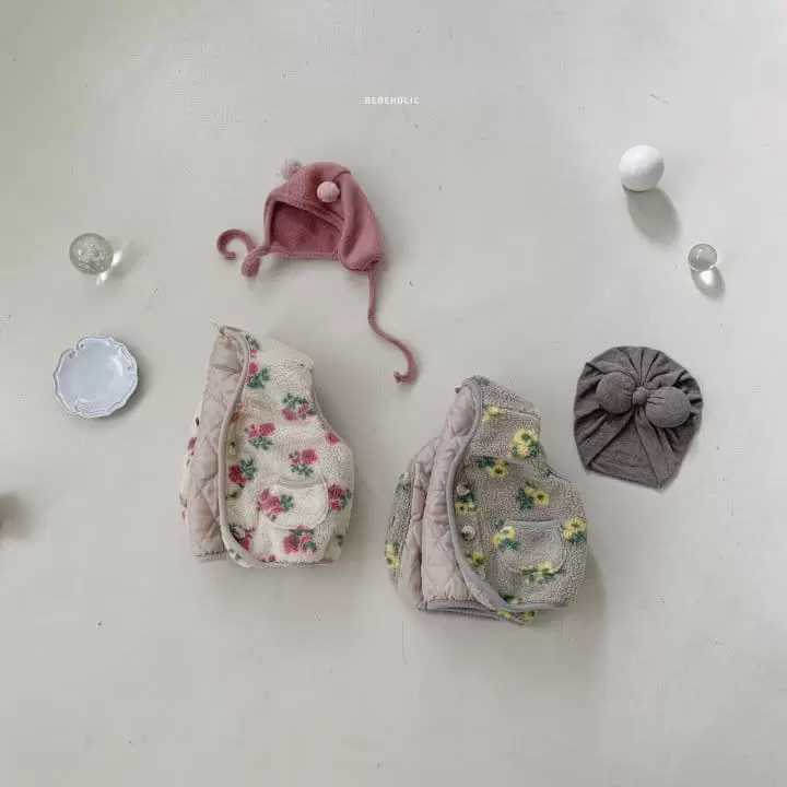 Bebe Holic - Korean Baby Fashion - #smilingbaby - Flower Vest - 3