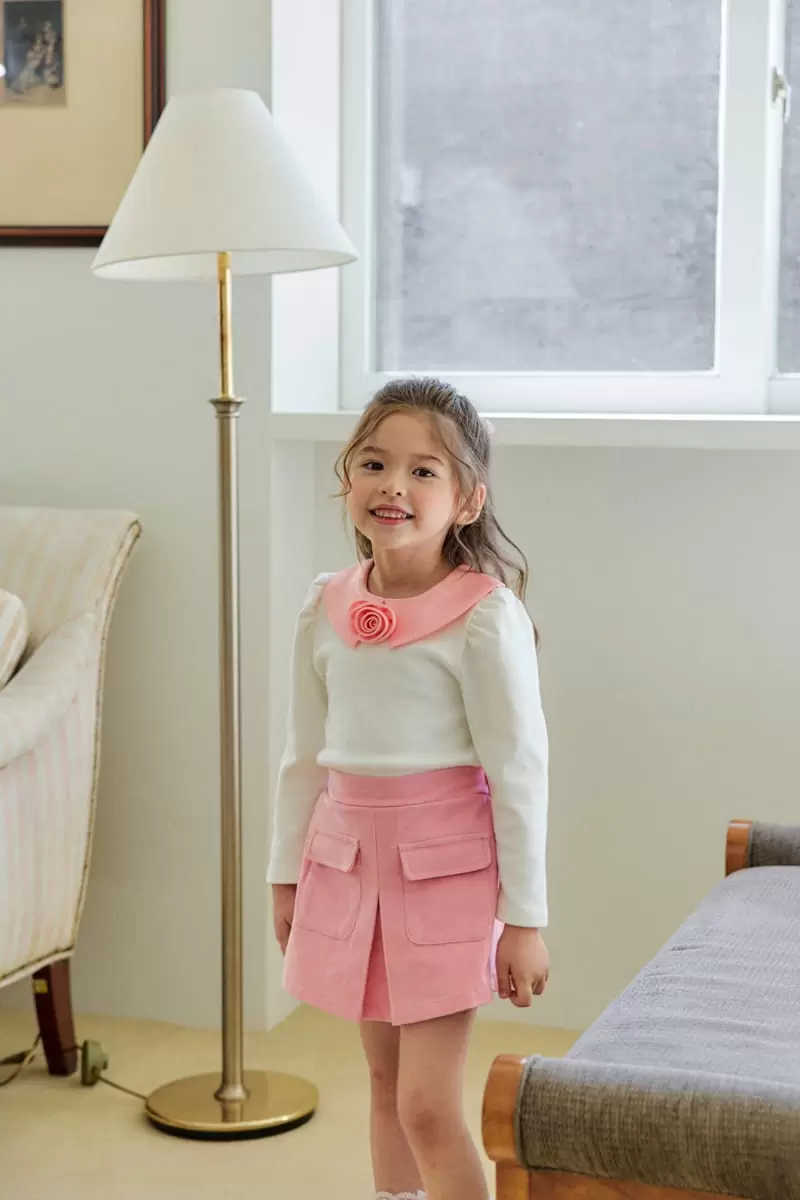 Berry Berry - Korean Children Fashion - #childrensboutique - Rose Fleece Tee - 7