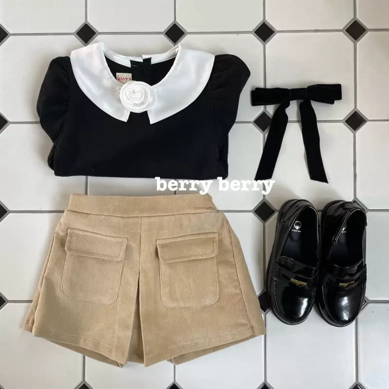 Berry Berry - Korean Children Fashion - #discoveringself - Rose Fleece Tee - 9