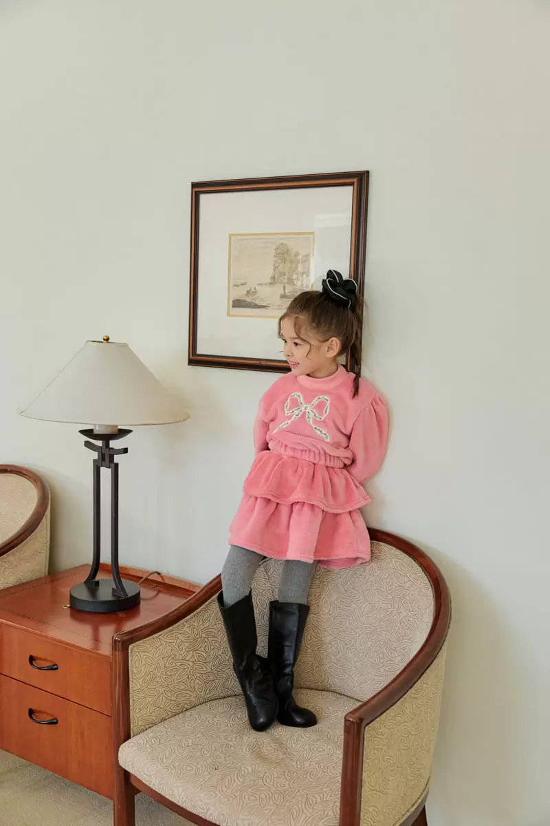 Berry Berry - Korean Children Fashion - #fashionkids - Minky Top Bottom Set - 12