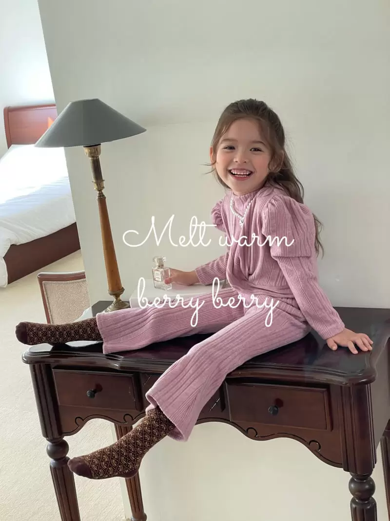 Berry Berry - Korean Children Fashion - #kidsshorts - Lala Set - 3