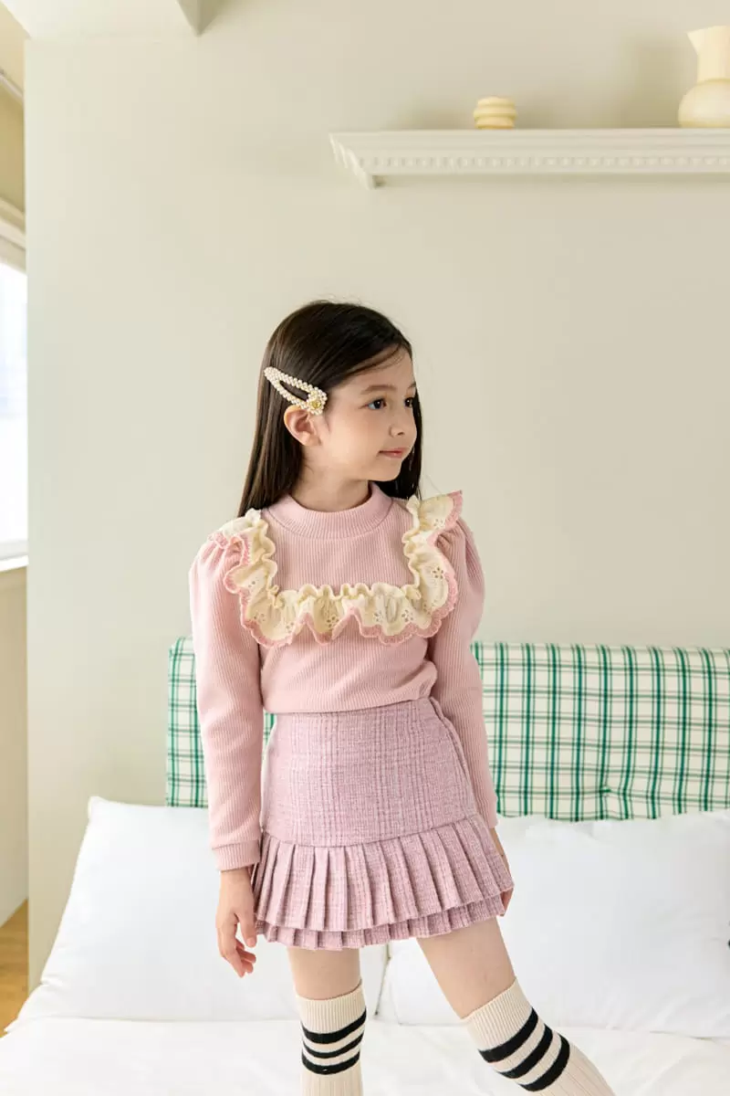 Berry Berry - Korean Children Fashion - #kidzfashiontrend - Jinjan Check Skirt - 11