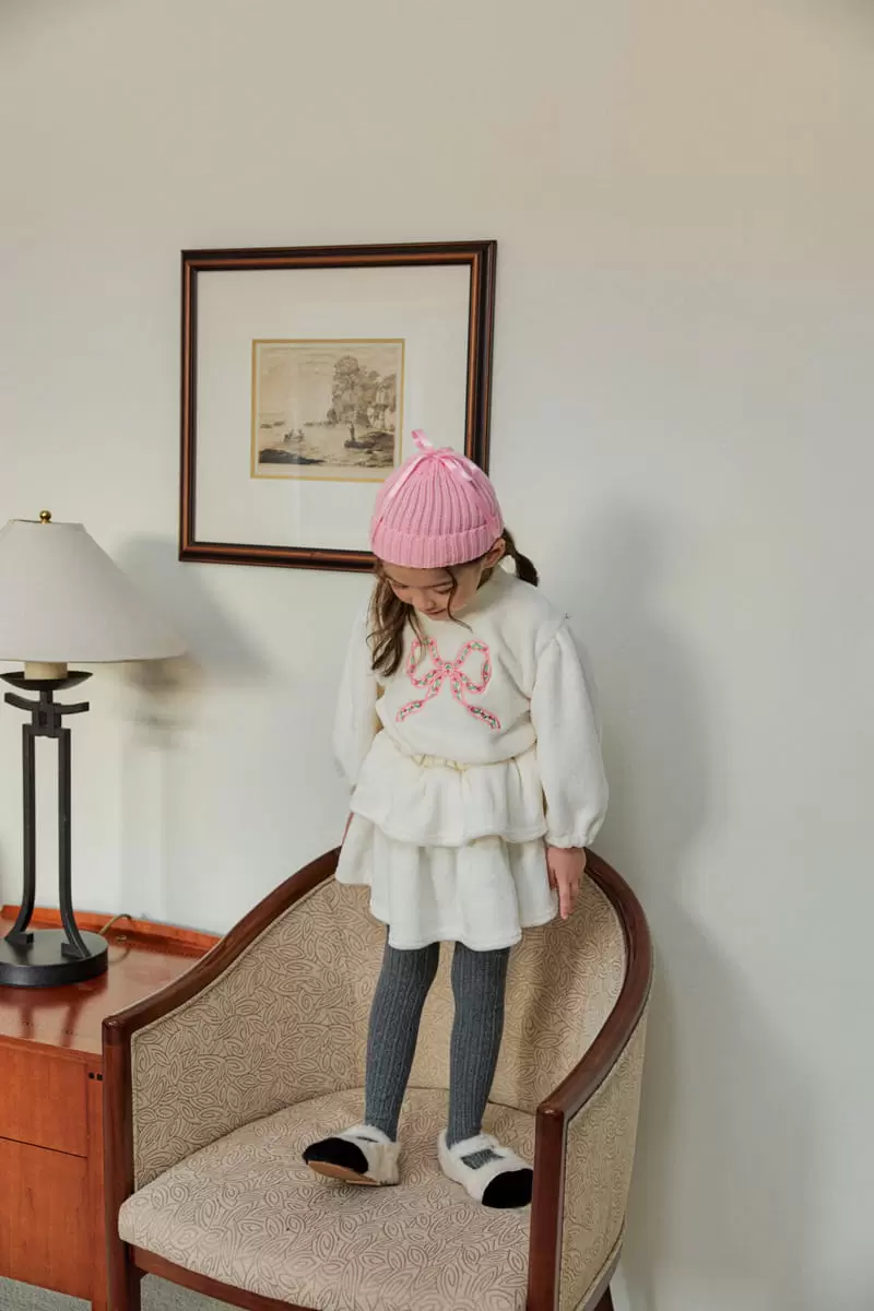 Berry Berry - Korean Children Fashion - #littlefashionista - Minky Top Bottom Set - 4