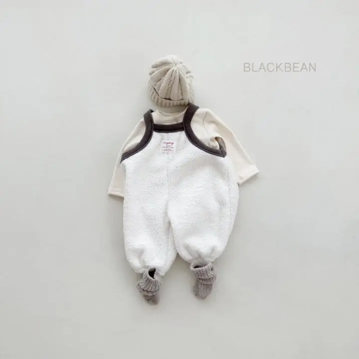 Black Bean - Korean Baby Fashion - #babyfashion - Bubble Bebe Dungarees