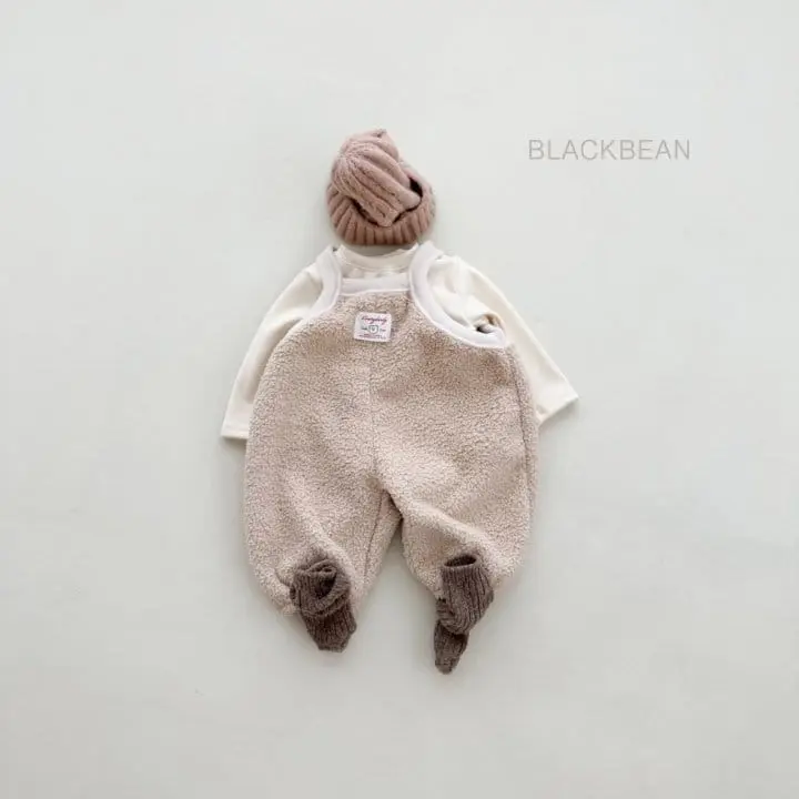 Black Bean - Korean Baby Fashion - #babyfever - Bubble Bebe Dungarees - 2