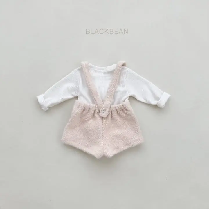 Black Bean - Korean Baby Fashion - #babyoutfit - Honey Dungarees Set - 6