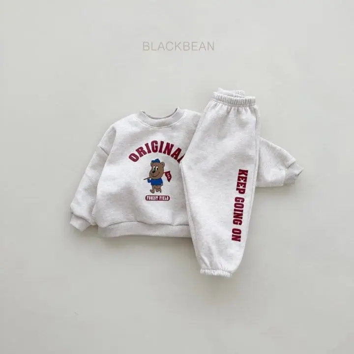Black Bean - Korean Children Fashion - #kidsshorts - Keep Going Set - 3