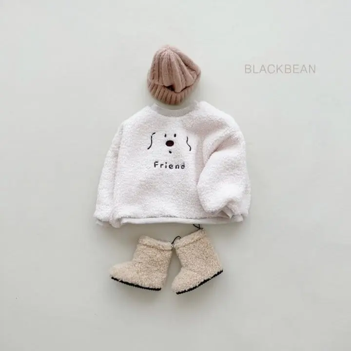 Black Bean - Korean Children Fashion - #kidsshorts - Puppy Sweatshirt - 4