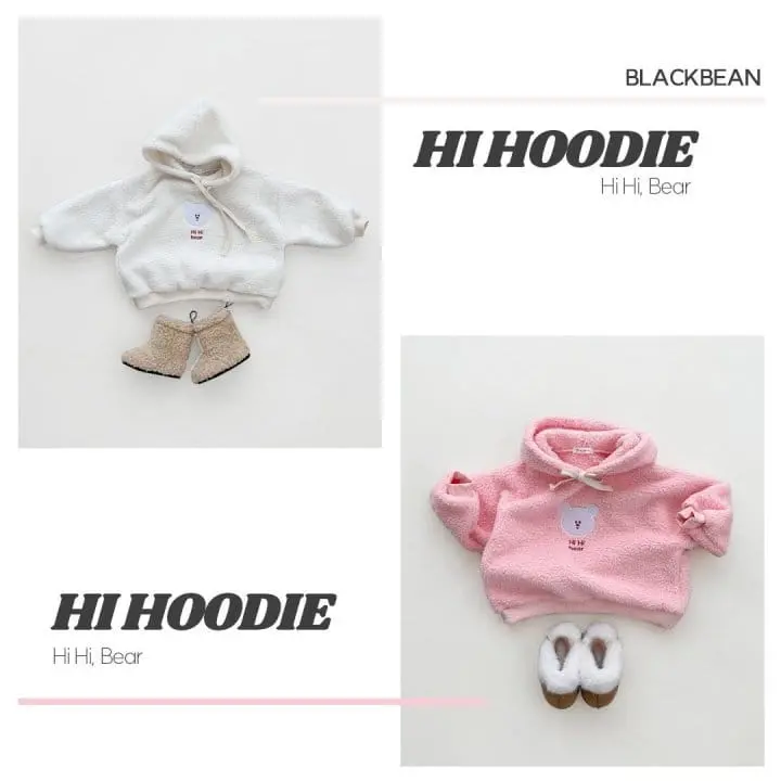 Black Bean - Korean Children Fashion - #todddlerfashion - Hi Hoody Tee - 8