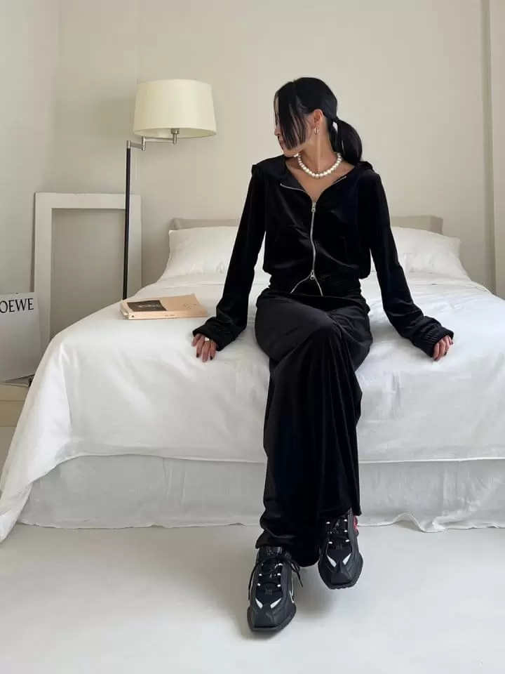 Bricklane - Korean Women Fashion - #momslook - Velvet Skirt - 9