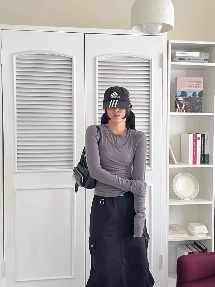 Bricklane - Korean Women Fashion - #momslook - Unbal Set Tee - 9