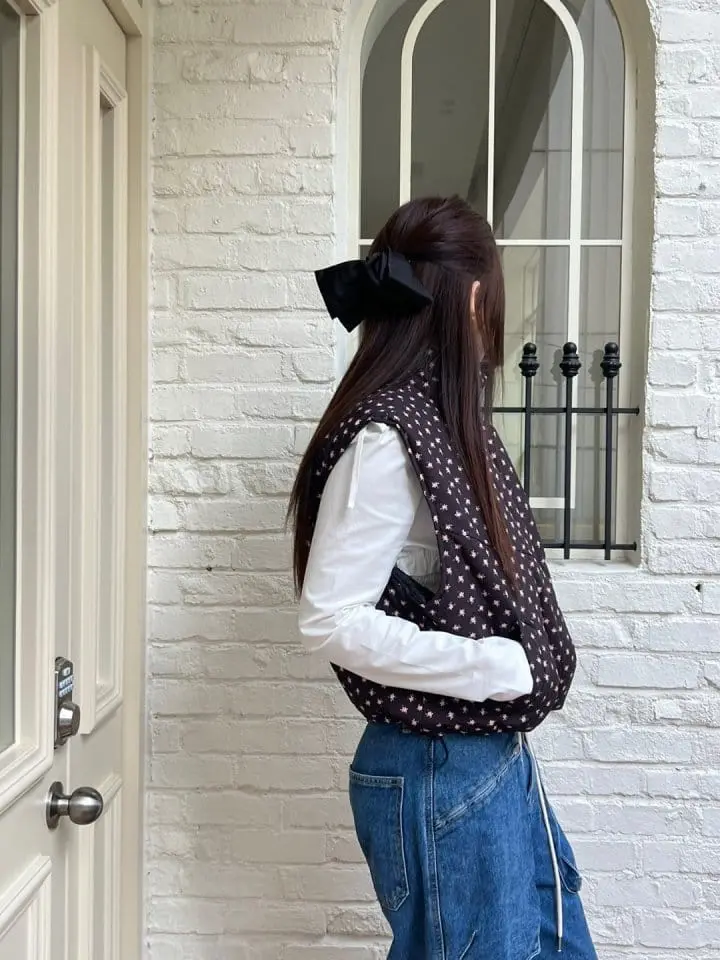Bricklane - Korean Women Fashion - #momslook - Flower Padding Jacket - 9