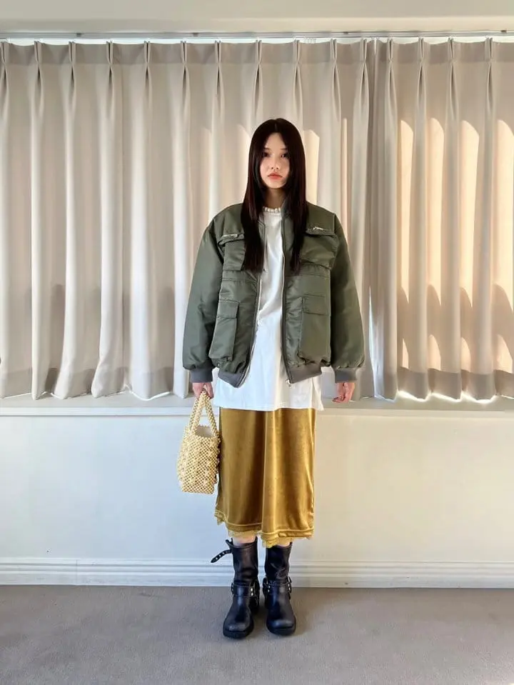Bricklane - Korean Women Fashion - #womensfashion - Pocket Airplane Jumper - 2