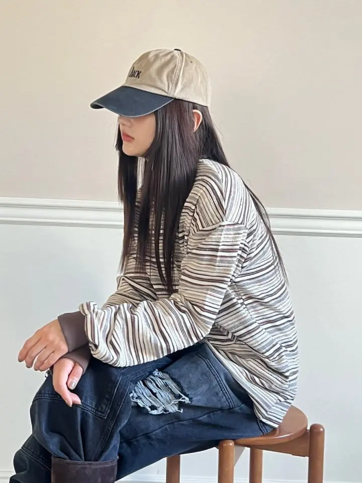 Bricklane - Korean Women Fashion - #womensfashion - Multi Knit Tee - 5