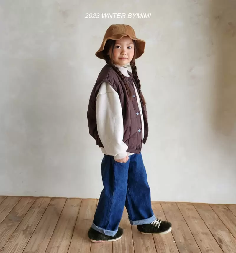 Bymimi - Korean Children Fashion - #kidzfashiontrend - Tami Quilting Vest - 4
