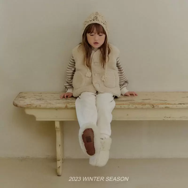 Bymimi - Korean Children Fashion - #Kfashion4kids - Cozy Fleece Vest - 3
