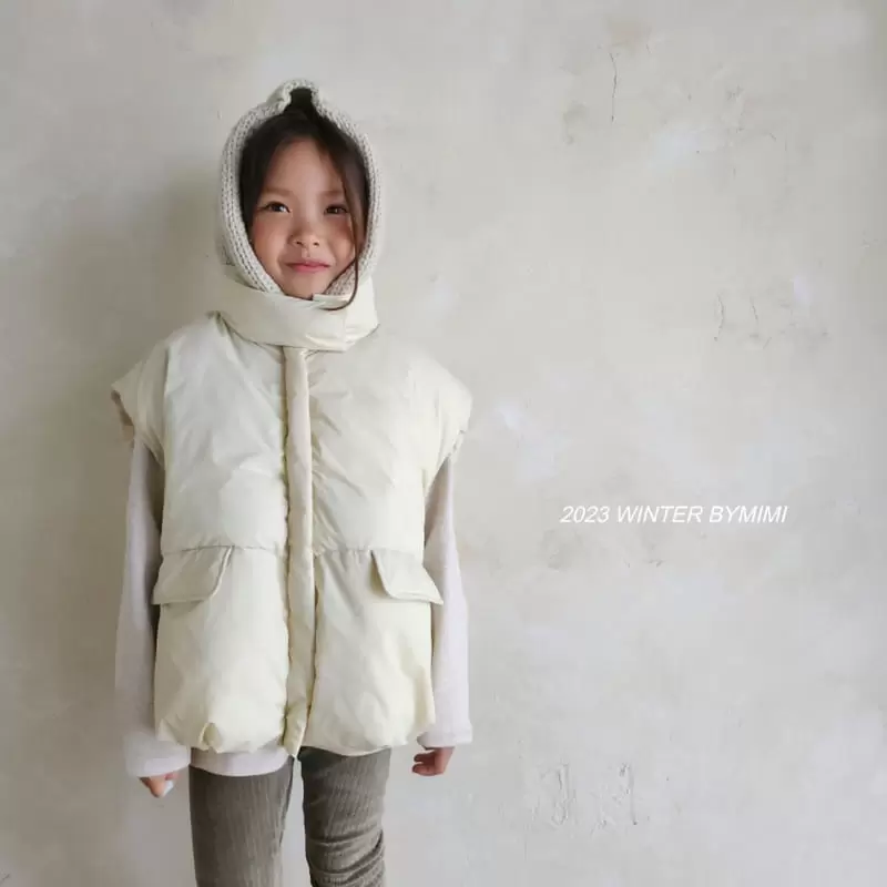 Bymimi - Korean Children Fashion - #childofig - Button Baraclava - 5