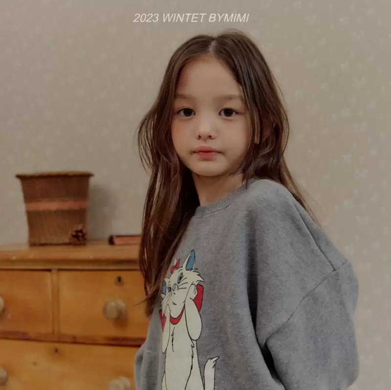 Bymimi - Korean Children Fashion - #kidsshorts - Cats Sweatshirt - 2