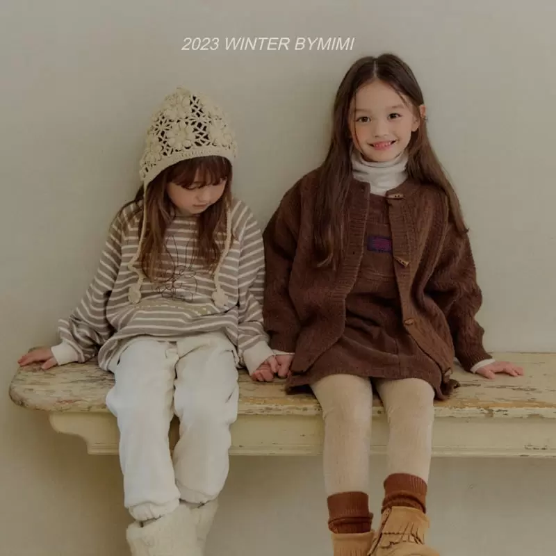 Bymimi - Korean Children Fashion - #kidsstore - Choco Songi Cardigan - 7