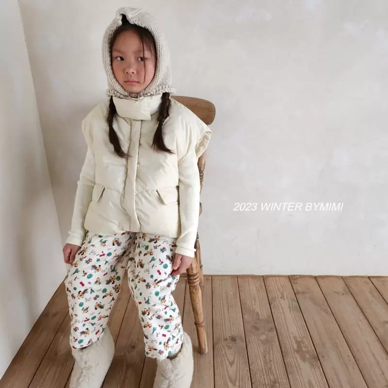 Bymimi - Korean Children Fashion - #kidzfashiontrend - Kid Bonding Pants - 6