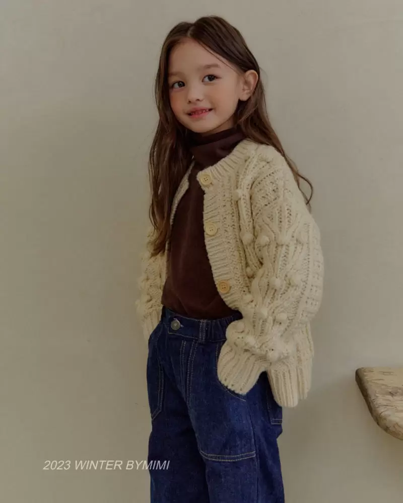 Bymimi - Korean Children Fashion - #kidzfashiontrend - Rose Cardigan - 9