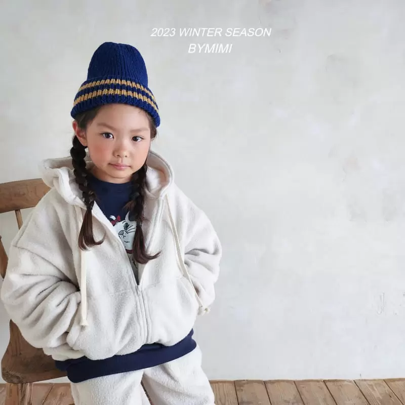 Bymimi - Korean Children Fashion - #littlefashionista - Lupy Hoody Zip-up - 4
