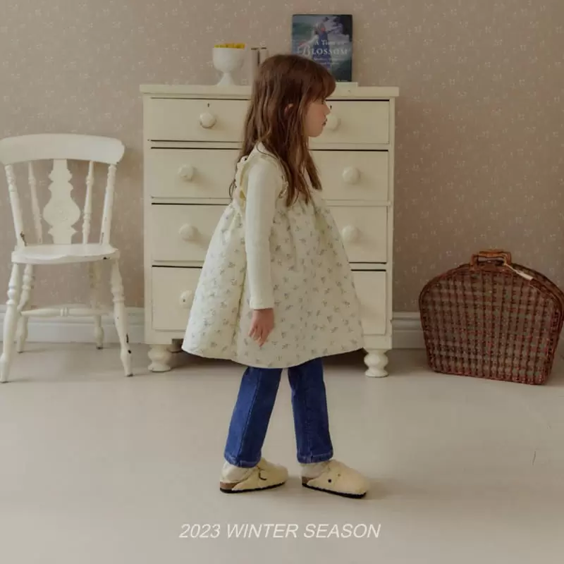 Bymimi - Korean Children Fashion - #magicofchildhood - Rachell Quilting One-piece - 3